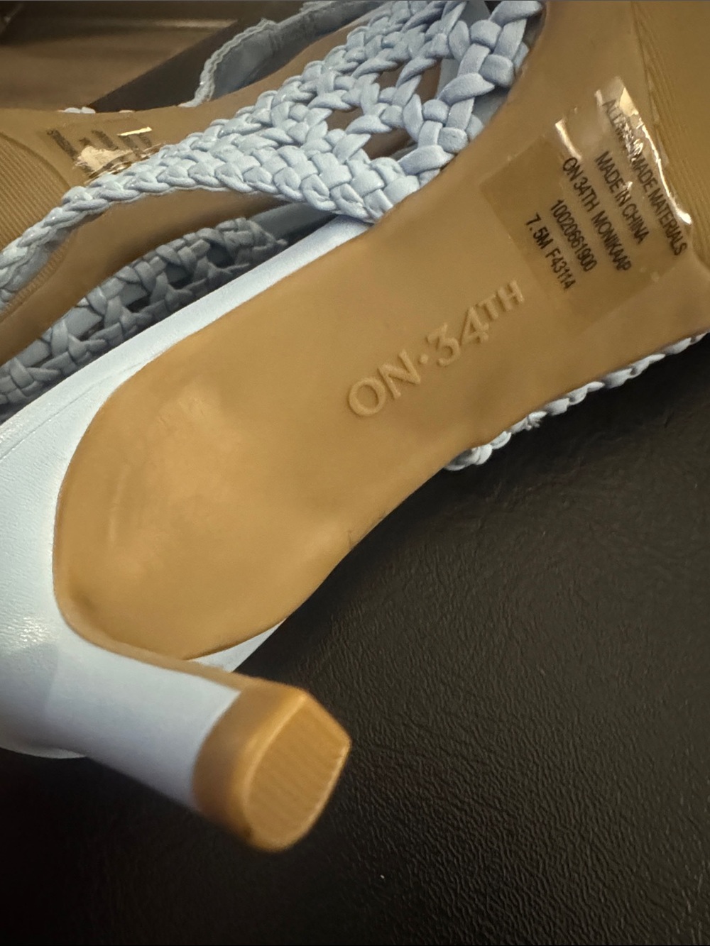 On 34th🔥 Women's Monikaa Slingback Pumps🔥NEW Size 7.5M Color Blue - Picture 11 of 16
